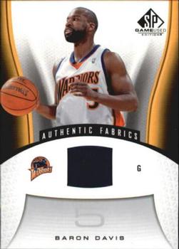 2006-07 SP Game Used - Gold #127 Baron Davis Front