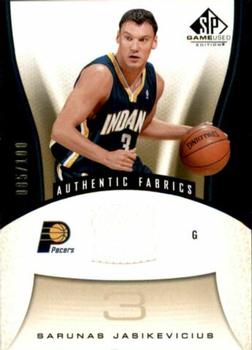 2006-07 SP Game Used - Gold #135 Sarunas Jasikevicius Front