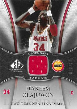 2006-07 SP Game Used - Legendary Fabrics #LF-HO Hakeem Olajuwon Front