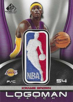 2006-07 SP Game Used - Logoman #LM-KB Kwame Brown Front