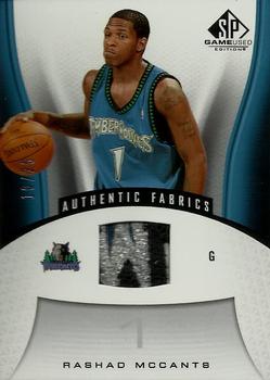 2006-07 SP Game Used - Authentic Fabrics Patches #156 Rashad McCants Front
