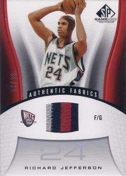 2006-07 SP Game Used - Authentic Fabrics Patches #159 Richard Jefferson Front