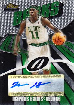 2003-04 Finest #161 Marcus Banks Front