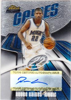 2003-04 Finest #165 Reece Gaines Front