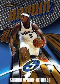 2003-04 Finest #37 Kwame Brown Front