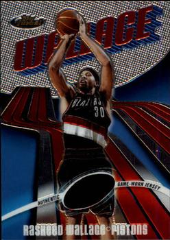 2003-04 Finest #109 Rasheed Wallace Front