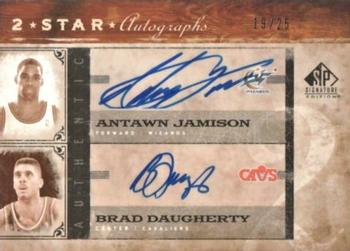 2006-07 SP Signature Edition - Two Star Autographs #2SA-JD Antawn Jamison / Brad Daugherty Front
