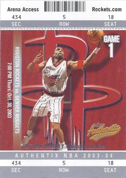 2003-04 Fleer Authentix #26 Cuttino Mobley Front