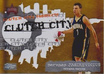 2006-07 Topps - Clutch City Prospects #CSP6 Sarunas Jasikevicius Front