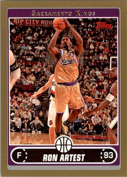 2006-07 Topps - Gold #187 Ron Artest Front