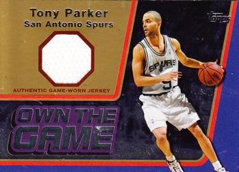 2006-07 Topps - Own the Game Relics Gold #OTGR-TP Tony Parker Front
