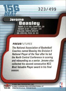 2003-04 Fleer Focus #156 Jerome Beasley Back
