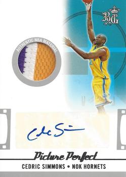 2006-07 Topps Big Game - Picture Perfect Patches Autographs #PPPA-CS Cedric Simmons Front