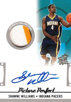2006-07 Topps Big Game - Picture Perfect Patches Autographs #PPPA-SWI Shawne Williams Front