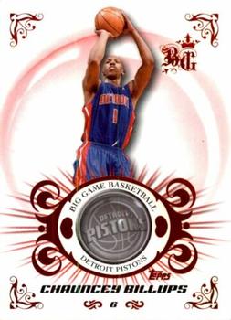 2006-07 Topps Big Game - Red #8 Chauncey Billups Front