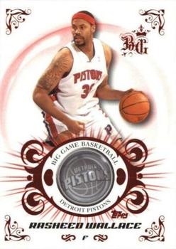2006-07 Topps Big Game - Red #22 Rasheed Wallace Front