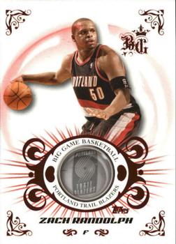 2006-07 Topps Big Game - Red #25 Zach Randolph Front