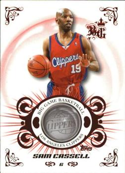 2006-07 Topps Big Game - Red #44 Sam Cassell Front