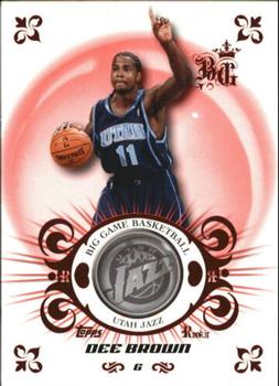 2006-07 Topps Big Game - Red #102 Dee Brown Front