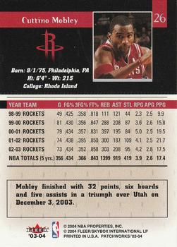 2003-04 Fleer Patchworks #26 Cuttino Mobley Back