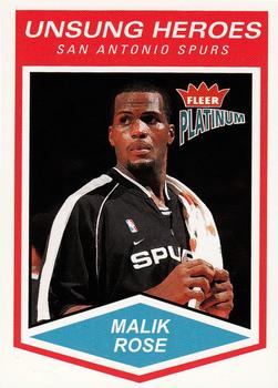 2003-04 Fleer Platinum #166 Malik Rose Front