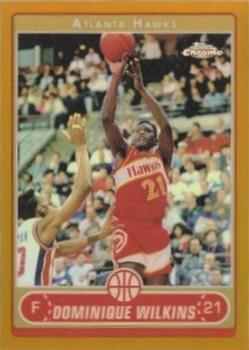 2006-07 Topps Chrome - Refractors Gold #152 Dominique Wilkins Front