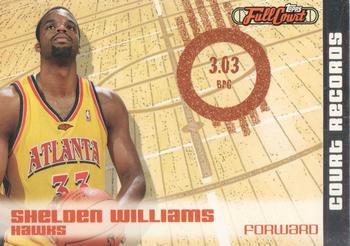 2006-07 Topps Full Court - Court Records #CR14 Shelden Williams Front
