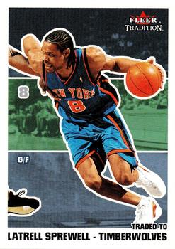 2003-04 Fleer Tradition #169 Latrell Sprewell Front