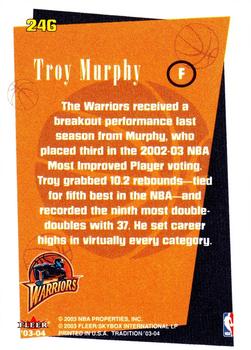 2003-04 Fleer Tradition #246 Troy Murphy Back