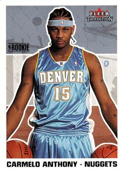 2003-04 Fleer Tradition #263 Carmelo Anthony Front