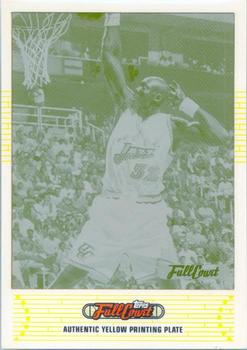 2006-07 Topps Full Court - Framed Press Plates Yellow #84 Karl Malone Front