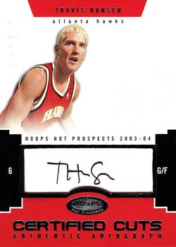 2003-04 Hoops Hot Prospects #84 Travis Hansen Front