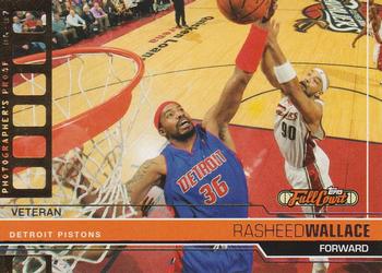 2006-07 Topps Full Court - Photographer's Proof Gold #7 Rasheed Wallace Front
