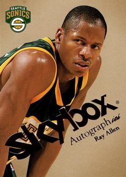 2003-04 SkyBox Autographics #16 Ray Allen Front