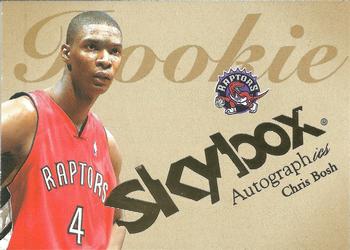 2003-04 SkyBox Autographics #54 Chris Bosh Front