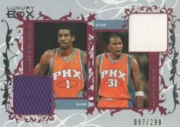 2006-07 Topps Luxury Box - Courtside Relics Dual #CDR-SM Amare Stoudemire / Shawn Marion Front