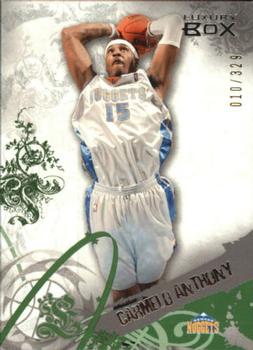 2006-07 Topps Luxury Box - Green #15 Carmelo Anthony Front