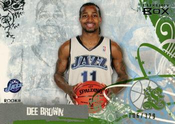 2006-07 Topps Luxury Box - Green #63 Dee Brown Front