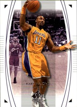 2003-04 SP Authentic #36 Karl Malone Front