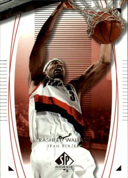2003-04 SP Authentic #71 Rasheed Wallace Front