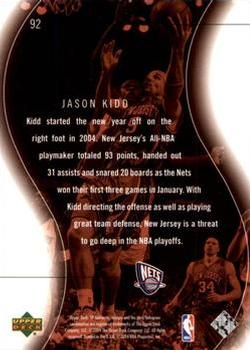 2003-04 SP Authentic #92 Jason Kidd Back