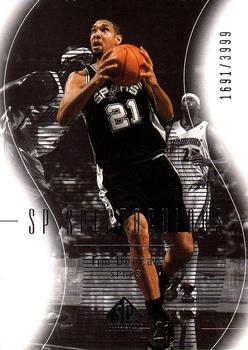 2003-04 SP Authentic #95 Tim Duncan Front