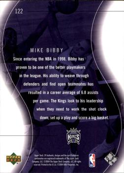 2003-04 SP Authentic #122 Mike Bibby Back