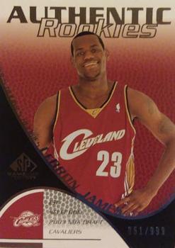 2003-04 SP Game Used #107 Lebron James Front