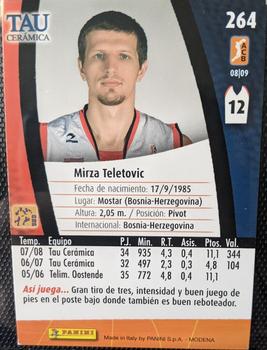 2008-09 Panini ACB #264 Mirza Teletovic Back