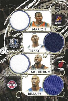 2006-07 Topps Luxury Box - Relics Quad #LBQR-1 Shawn Marion / Jason Terry / Alonzo Mourning / Chauncey Billups Front
