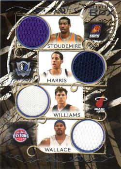 2006-07 Topps Luxury Box - Relics Quad #LBQR-12 Amare Stoudemire / Devin Harris / Jason Williams / Rasheed Wallace Front