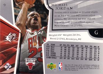 2003-04 SPx #9 Michael Jordan Back