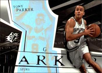 2003-04 SPx #77 Tony Parker Front