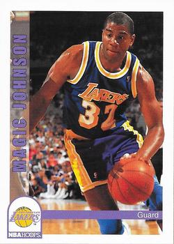 1992-93 Hoops - Promos #NNO Magic Johnson Front